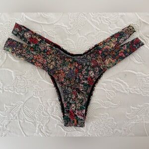 Montce Swimwear Mara Floral Patterned Bikini Bottom